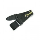 FENDER STRAP 2 BLACK YELLOW LOGO